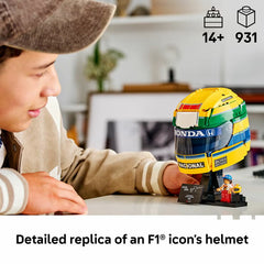 LEGO Editions Formula 1 Ayrton Senna Helmet - Model 43024 (14+ Years)