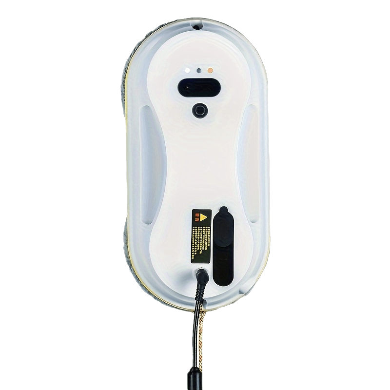 PuRuiKai09 2026 Latest Window Cleaning Robot (Plug-in): Fully automatic remote control operation, with automatic water spraying function and 4.5-meter anti-fall safety rope, set includes 10 cleaning cloths and a water spray bottle (local warehouse