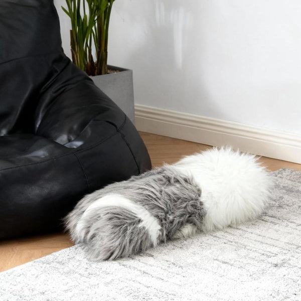 Fluffy Faux Sheepskin Rug 60 x 180 cm, Soft Shaggy Runner Rug for Bedroom and Living Room, Washable Non Slip Faux Fur Carpet