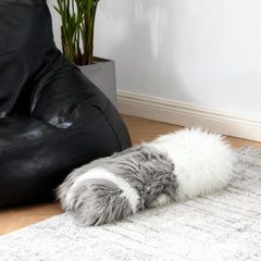 Fluffy Faux Sheepskin Rug 60 x 180 cm, Soft Shaggy Runner Rug for Bedroom and Living Room, Washable Non Slip Faux Fur Carpet