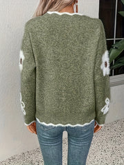 Elegant Floral Pullover for Women'S Fashion