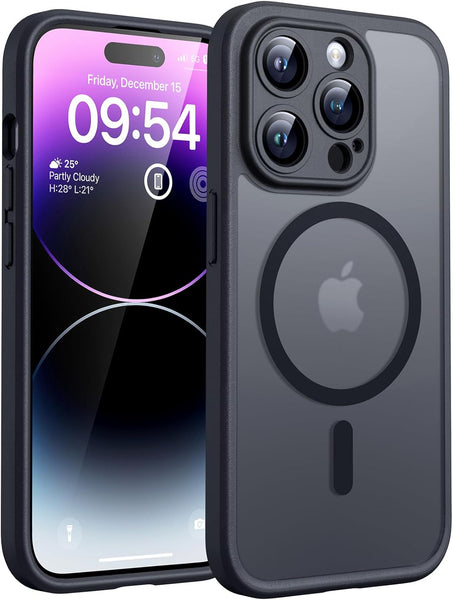 TOCOL Magnetic for Iphone 17 Pro Max Case 6.9-Inch, Compatible with Magsafe, Full Camera Protection, Built-In Magnetic Ring, Drop Protection Shockproof Translucent Matte Phone Cover