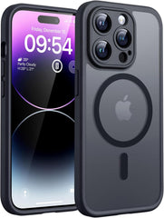 TOCOL Magnetic for Iphone 17 Pro Max Case 6.9-Inch, Compatible with Magsafe, Full Camera Protection, Built-In Magnetic Ring, Drop Protection Shockproof Translucent Matte Phone Cover