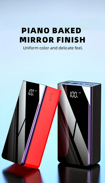 50000Mah Large Capacity Fast Charging Power Bank, LED Power Display, Type-C Bidirectional Fast Charging, Five Outputs, Two Inputs, Suitable for Charging for Iphone/ for Samsung/Android Electronic Devices, Outdoor Portable Emergency Power Backup Battery Pa