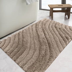 Safdie Tufted Wave Bath Mat in 3 Colours, 56 X 91 Cm