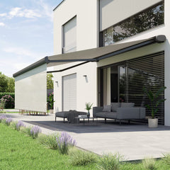 Olympus Awnings Athena Outdoor Patio Awning up to 4M Projection, Delivery Only