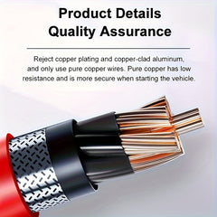 Portable Car Jump Starter Battery Power Bank Emergency Booster with LED Light 12V Auto Starting Device Support Starting 12V Gasoline Cars Up to 3.0L