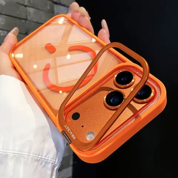 Luxury Clear Magnetic Phone Case Compatible with iPhone 17 Pro Max Shockproof Lens Protection Cover