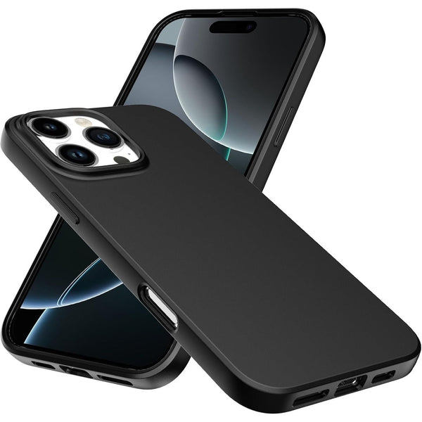 Case For iPhone 16 Pro Max Plus 15 Pro Max Plus 16e (2025) 14 Pro Max Plus 13 Pro Max Mini 12 Pro Max Mini 11 Pro Max Black Shockproof Phone Cover