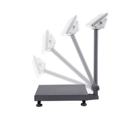 100kg deep gray high-precision electronic platform scale, iron material platform scale, 30 * 40cm tabletop, 50g division value, storage of 5 unit prices and 99 accumulations, supermarket and vegetable market logistics weighing, commercial scale.