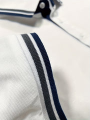 Men'S Polo Shirt Fashion Casual Set Pique Mesh Letter Pattern Top And Bottom
