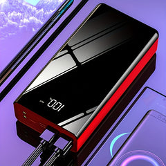50000Mah Large Capacity Fast Charging Power Bank, LED Power Display, Type-C Bidirectional Fast Charging, Five Outputs, Two Inputs, Suitable for Charging for Iphone/ for Samsung/Android Electronic Devices, Outdoor Portable Emergency Power Backup Battery Pa