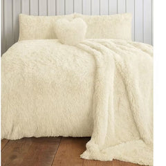 Teady bear Long Cord Microfiber Duvet Set | Hotel-Quality Comfort with Button Closure & Corner Ties | Machine Washable for Easy Care | Single, Double, King, Super King Sizes Available