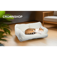 Cat Sofa 66x48x33cm Cat Couch Bed Pet Size 15-20 Stylish Cats Bed Catties Fluffy and Soft Catd Sofa Beds Small Dog Sofas Beds for Dogs and Cats for Small and Medium Dogs
