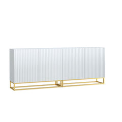 Ripple Duo 200cm Modern Sideboard with Fluted Doors and Storage