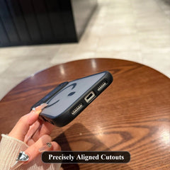 Phone Case - Premium Minimalist Frosted Skin-Feel Magnetic Phone Case - Fingerprint-Resistant, with Lens Protection, Wireless Charging Supported, Black Business-Style Protective Case for Iphone 17/16/15/14/13/12/11 Pro Max/Plus, Precise Cutouts