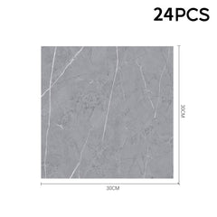 LIVINGANDHOME 24PCS Peel and Stick Non-slip Floor Tiles - 12