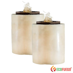 Eco Fuego Fire Pit Vegetable Wax Refills, 2 Pack