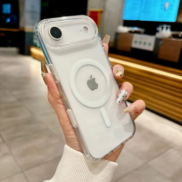 Phone Case: Suitable for iPhone 17 Promax/Pro/ Air, 16 Plus, 15, 14 Pro Max, 13, 12, 11 and Samsung Galaxy S22/23/24/25 Plus Ultra FE.A Perfect Gift for Friends, Boyfriend, Girlfriend or Family. Simple Shockproof Acrylic Transparent Magnetic Phone