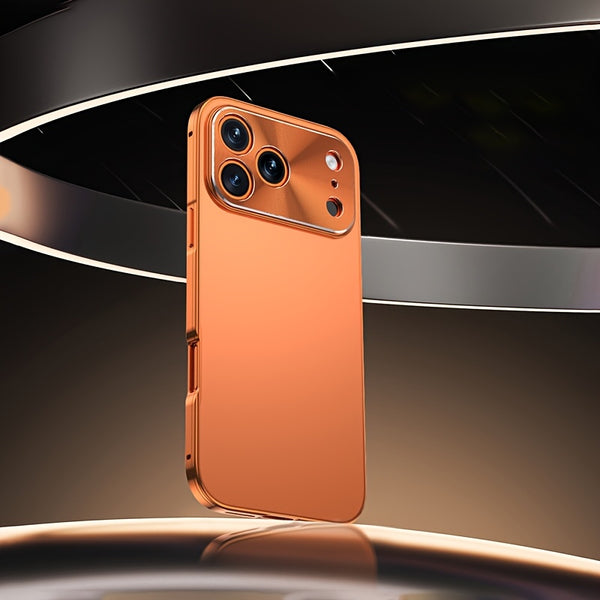 Phone Case: Magnetic Metal Phone Case for iPhone 17 Pro Max 2-in-1 Design Aluminum Alloy Frame Backplate Ultra Thin Protective Cover Comes