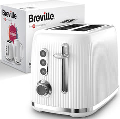 Breville Bold Vanilla Cream Electric Kettle | 1.7L | 3Kw Fast Boil | Cream & Silver Chrome [VKT223]