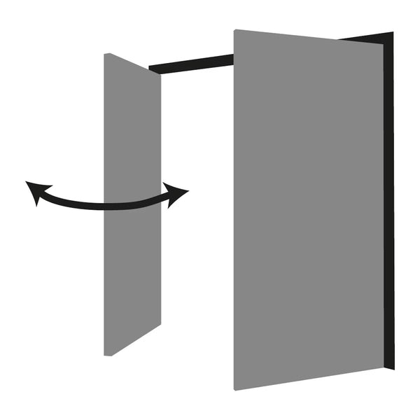 Cardale Bedford Side Hinged Garage Door with Installation in 3 Colours