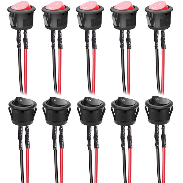 Gebildet Metal Toggle Switch 25A 12VDC/15A 24VDC/10A 250VAC/ 15A 125VAC SPST On/Off 2Pin 2 Position