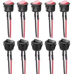 Gebildet Metal Toggle Switch 25A 12VDC/15A 24VDC/10A 250VAC/ 15A 125VAC SPST On/Off 2Pin 2 Position