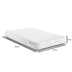 18CM Deep Colour Essential Hybrid Open Coil Spring Mattress