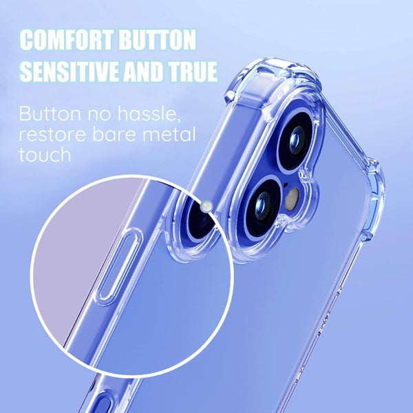 Case For iPhone 17 Pro Max 16 Pro Max Plus 15 14 13 11 12 7 8 17 Air Clear Shockproof Phone Cover