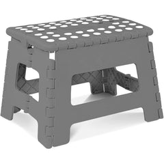 9 Inch Folding Step Stool With Carry Handle & Anti Skid Footpad | Foldable & Collapsible Step Stool