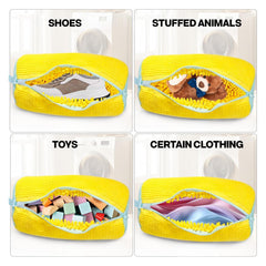 Washing Machine Shoe Bag Durable Mesh Laundry Bag with Zipper for Shoes, Sneakers & Trainers Protects Footwear & Machine