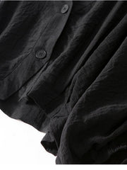 Women's Summer Sheer Lightweight Cropped Cardigan Jacket - V-Neck Button Front Button-Front Closure, Semi-Sheer Suitable for Camisoles & Dresses, Office Layering Piece, Machine Washable V-Neck Blouse Style Cardigan