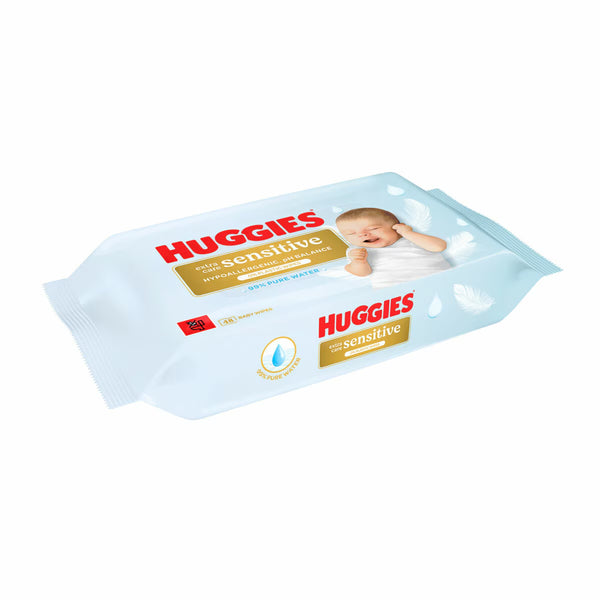 Huggies Plastic Free Extra Care Baby Wipes, 8 X 48 Wipes