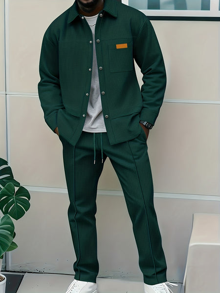 Procurement Products Autumn Winter Men'S Athletic Suit Casual Athletic Jacket And Pants 2pcs Set Plus Drawstring Outdoor Casual Athletic Pants Set