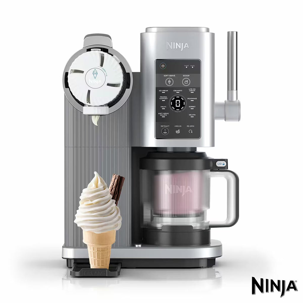 Ninja Swirl by Creami 13-In-1 Soft Serve & Ice Cream Maker, NC701UK