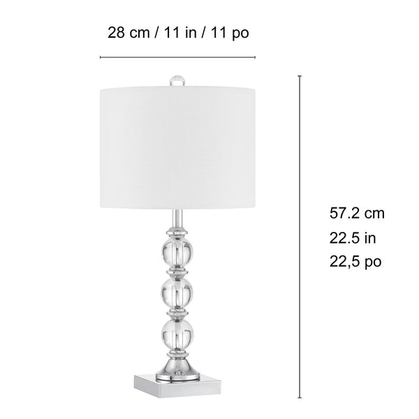 Bridgeport Designs Julie Crystal Table Lamp