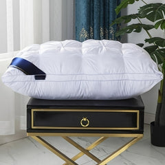 2pcs 3D Sleep Pillow, Hotel Style Same Design Non-Collapsing, Hypoallergenic, Soft, High Bounce, Zipper Closure, Machine Washable, for Adult, All Seasons Use, Multipurpose, Body Pillow Case, Comfortable Pillow for Sleeping