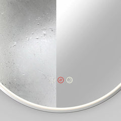 Artika Royce Oval LED Chrome Mirror with Demister