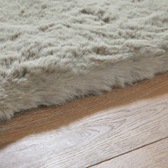 Concept Looms Heavenly Faux Fur Mink Rug, in 3 Sizes