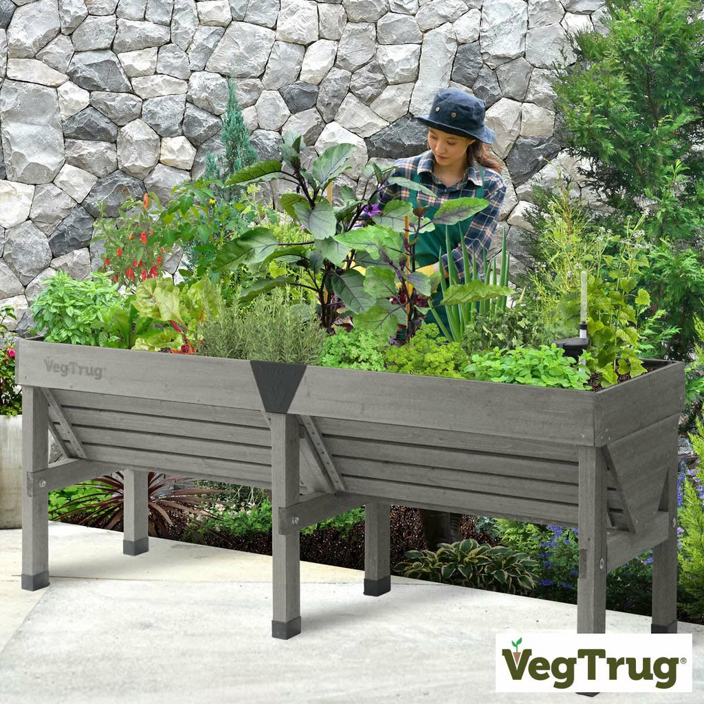 Vegtrug 1.8M Classic Raised Bed in Grey