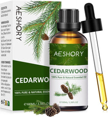 AESHORY Rose Essential Oil 100Ml, 100% Pure Natural Rose Oil for Diffuser, Humidifier, Aromatherapy, Better Sleep, Skin Care, Perfume & Candle Making