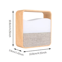LED Bedside Lamp | Night Light with Alarm Clock, Time Display, Rechargeable, Adjustable Brightness, Soft Lighting for Home Bedrooms, USB Charging