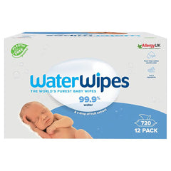 Waterwipes Biodegradable Baby Wipes, 12 X 60 Wipes