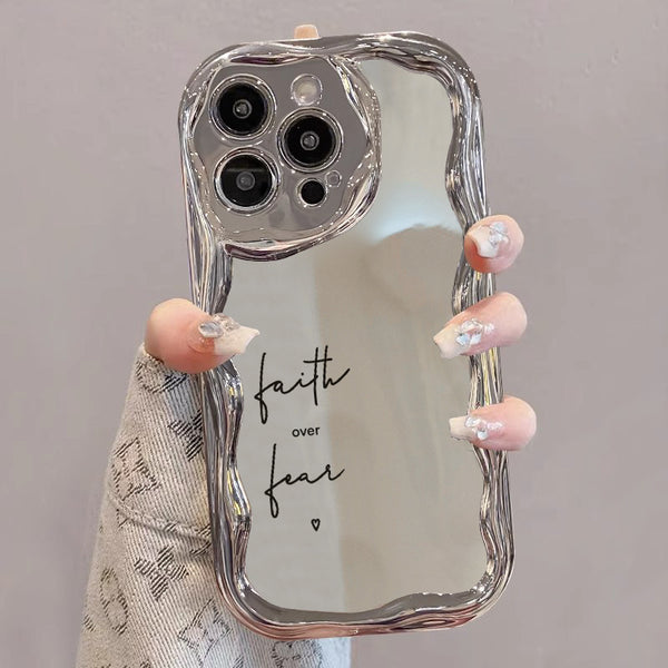 Electroplated Silver Curved Edge Phone Case with Pearl Bracelet Lanyard Design, Anti-Fall, Durable, Unique Pattern, Compatible with iPhone 16 15 14 13 12 11 Pro Promax 16 15 14 Plus Cute and Fashionable Thickened Shockproof Phone Case