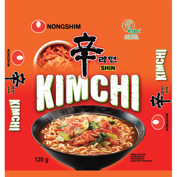 Nongshim Kimchi Noodles, 6 X 120G