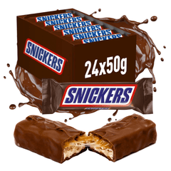 Mars Chocolate Full Cases Bulk Pack | Choose from Snickers, Twix, Maltesers, Bounty, Mars Bars & Skittles - 24-36 Packs Iconic UK Treats