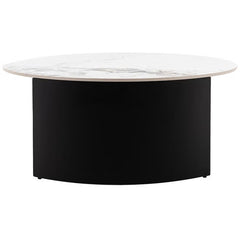 Gallery Marzio White Marble Coffee Table