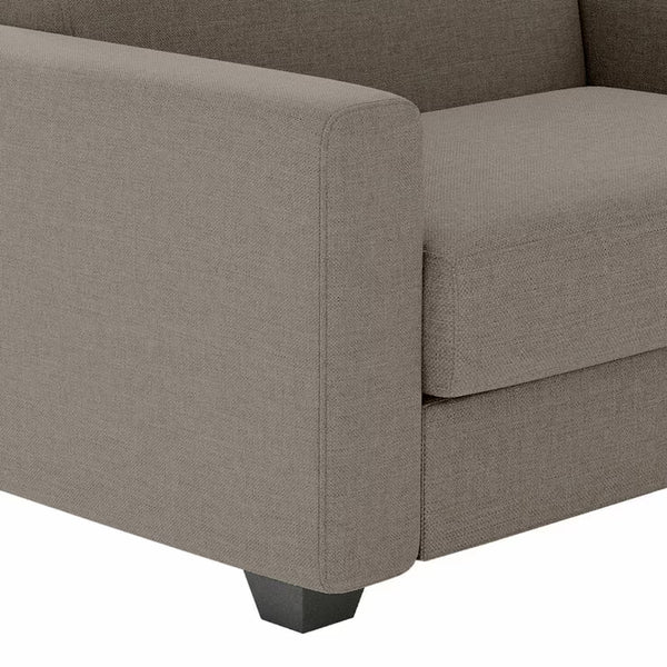 Lucas Brown Fabric Snuggler Sofa Bed
