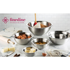 Stainless Steel Mixing Bowls Set for Kitchen, Dishwasher Safe Nesting Bowls for Cooking, Baking, Meal Prepping-6pcs set